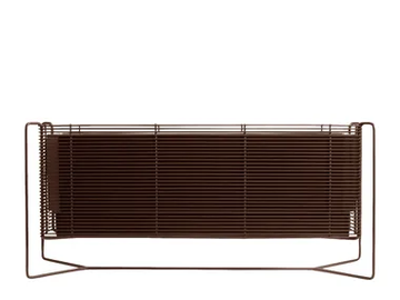 ZEN - Low rectangular stainless steel plant pot with automatic watering by Hobby Flower - view 2